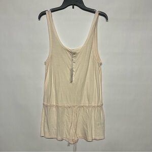 Tavik Light Cream Sleeveless Jumpsuit